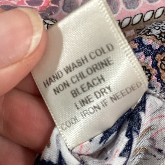 Aratta Silent Journey Tunic Blouse Size S Mixed Print Dark Romantic Gypsy Boho - Picture 12 of 15